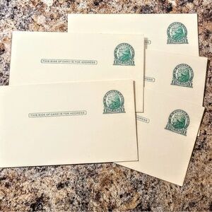 10 Vintage Postcards with Green 1c Stamp